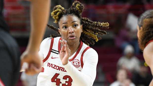 Razorbacks' Makayla Daniels against Georgia on Sunday